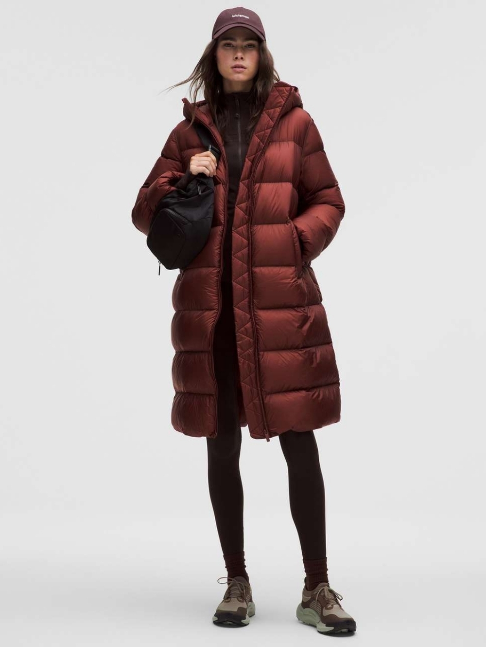 NWOT Lululemon Featherweight 900-Down-Fill Long Puffer Jacket Rockwood